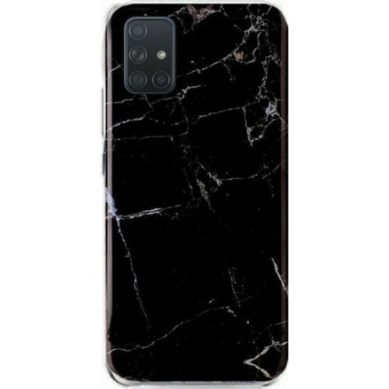 Wozinsky Marble Back Cover Σιλικόνης Μαύρο (Galaxy A51 / A31)