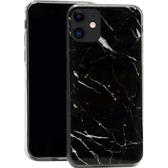 Wozinsky Marble Back Cover Σιλικόνης Μαύρο (iPhone 12 Pro Max)