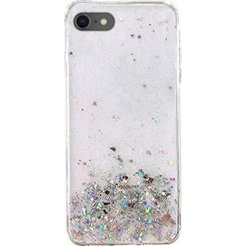 Wozinsky Star Glitter Back Cover Σιλικόνης Διάφανο (iPhone SE 2020/8/7)