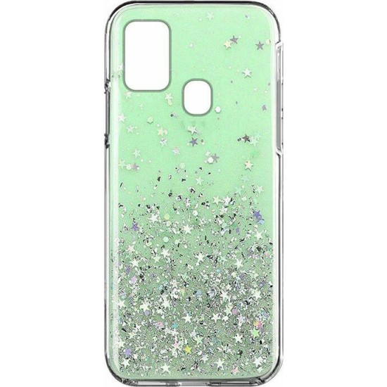 Wozinsky Star Glitter Back Cover Σιλικόνης Πράσινο (Galaxy M21)