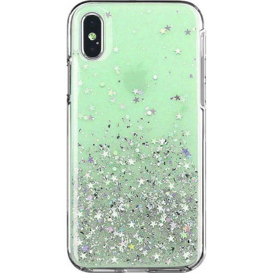 Wozinsky Star Glitter Back Cover Σιλικόνης Πράσινο (iPhone XR)