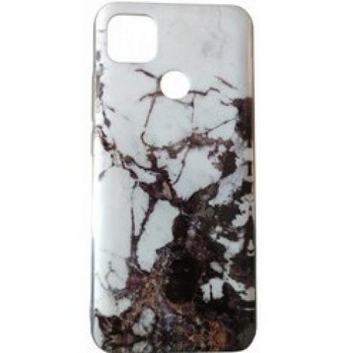 Oem Θήκη Σιλικόνης Marble Case Aσπρη Για Xiaomi Redmi 9C /10A