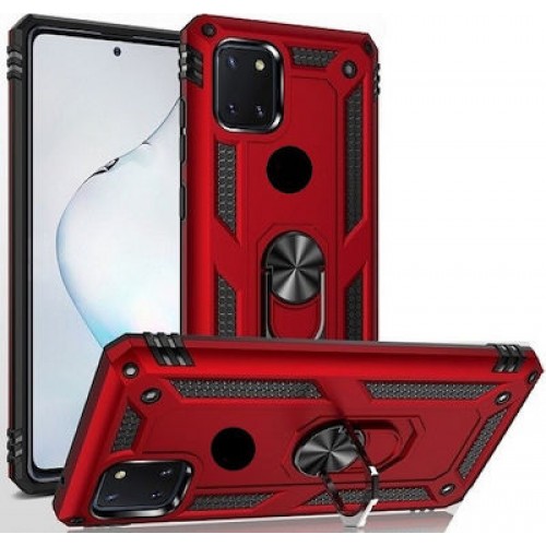 Hybrid Shockproof Armor Back Cover Πλαστικό Κοκκινο (Redmi 9C / 10A)