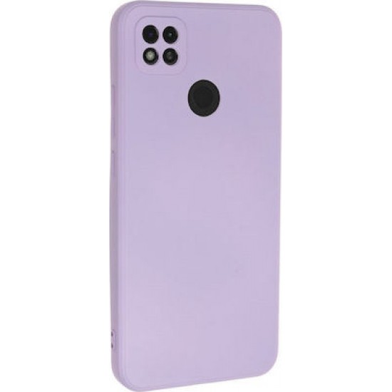 Xiaomi Redmi 9C / 10A  Silky and Soft Touch Finish TPU Silicone Back Cover Case Violet (oem)