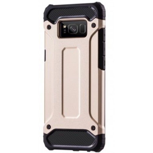 Hurtel Hybrid Armor Θήκη Tough Rugged Cover για Samsung Galaxy S8 χρυσο