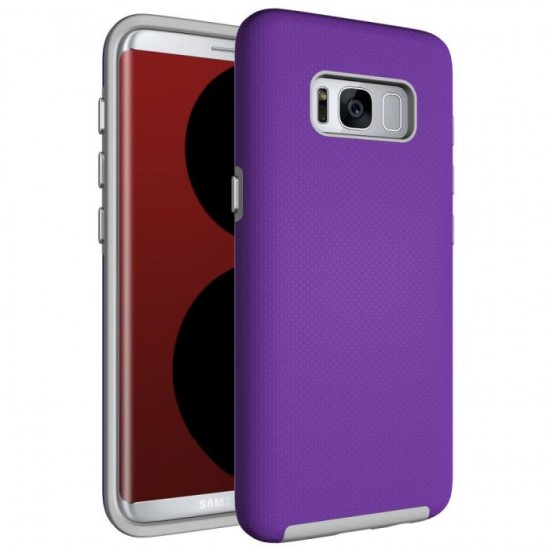 Hurtel 2 in 1 Hybrid Armor Ανθεκτική Θήκη - Purple (Samsung Galaxy S8 Plus)