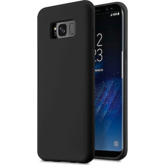 Θήκη Samsung Galaxy S8 Plus Soft Matt Case Tpu Cover Silicone -Black