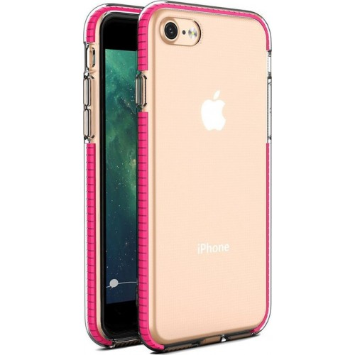 Spring Back Cover Σιλικόνης Φούξια (iPhone SE 2020/8/7)