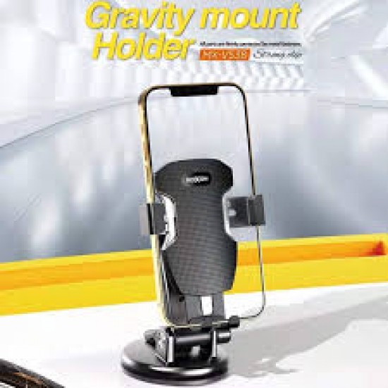 Στήριγμα τηλεφώνου MOXOM MX-VS38 Gravity Car Mount 360 Περιστρεφόμενο παρμπρίζ αυτοκινήτου Βάση τηλεφώνου