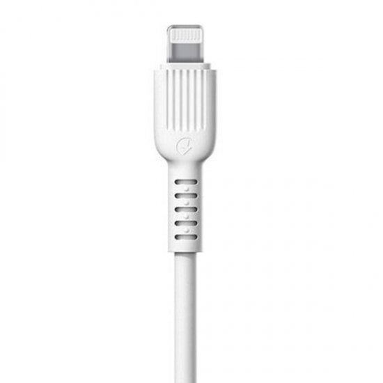 WK Regular USB to Lightning Cable Λευκό 1m (WDC-077i)