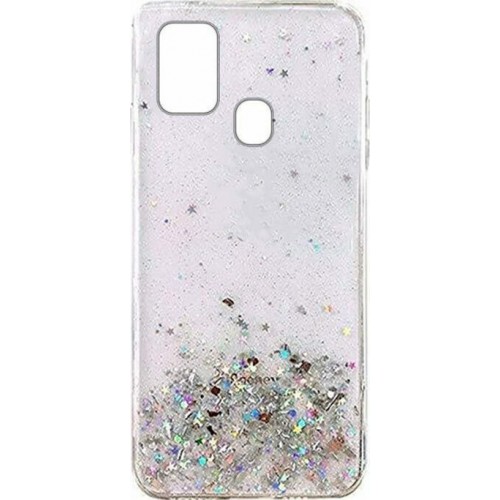 Wozinsky Star Glitter Back Cover Σιλικόνης Διάφανο (Galaxy M21)