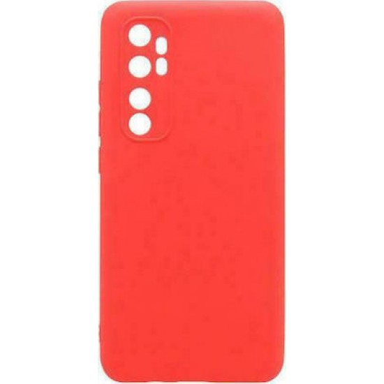 Oem Θήκη Σιλικόνης Matt Για Xiaomi Mi Note 10 Lite Kόκκινο