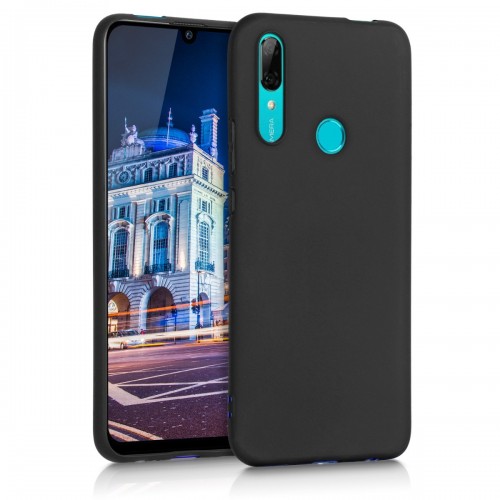 ΘΗΚΗ ΣΙΛΙΚΟΝΗΣ MATT ΓΙΑ HUAWEI P SMART Z / HONOR 9X / Y9 PRIME 2019 ΜΑΥΡΟ