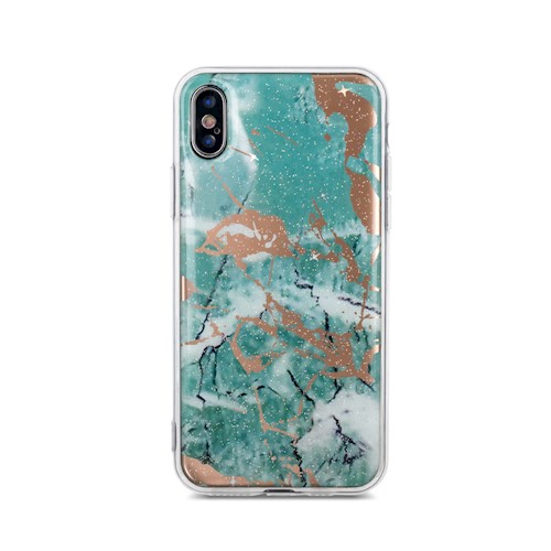Oem Θήκη Σιλικόνης Marmur case Για Samsung Galaxy A20E Πράσινο