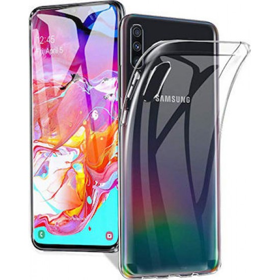 OEM ΘΗΚΗ ΣΙΛΙΚΟΝΗΣ 1.8MM ΓΙΑ SAMSUNG GALAXY A70 ΔΙΑΦΑΝΗ BOX