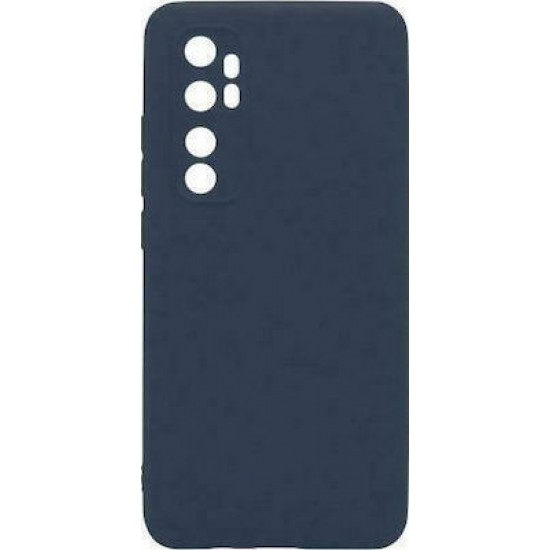 Oem Θήκη Σιλικόνης Matt Για Xiaomi Mi Note 10 Lite Σκούρο Μπλε