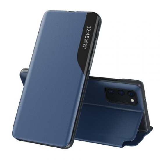 Oem Θήκη Βιβλίο Eco Leather View Case elegant Για Samsung Galaxy M51 Μπλε