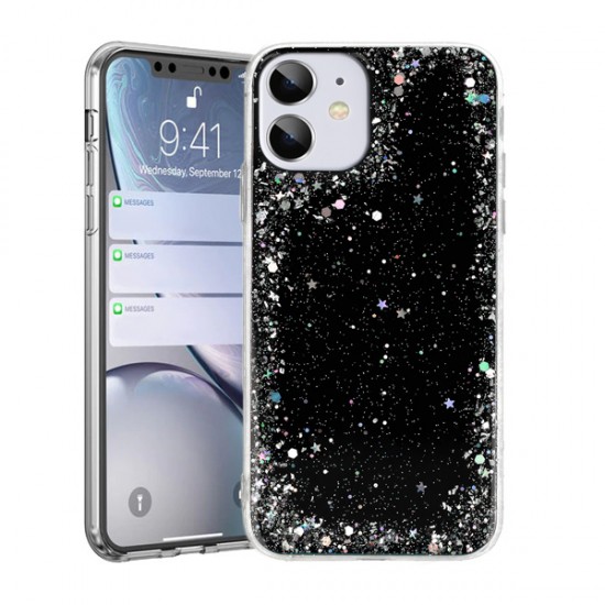 Oem Liquid Glitter Θήκη Για Samsung Galaxy A32 5g / A13 5g Μαύρο