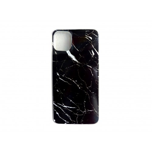 Wozinsky Marble Back Cover Σιλικόνης Μαύρο (iPhone 11 Pro Max)