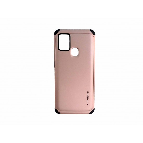 ΘΗΚΗ MOTOMO BACK COVER ΓΙΑ SAMSUNG GALAXY A21S ΡΟΖ ΧΡΥΣΟ