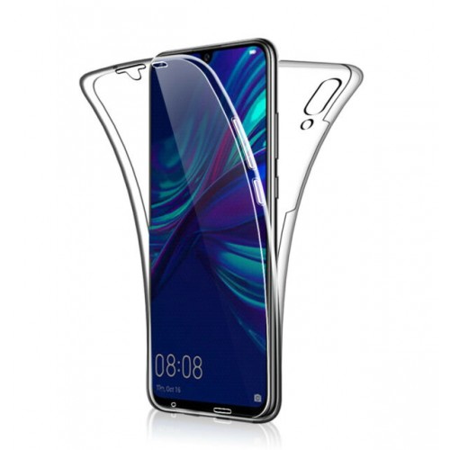 Θήκη Σιλικόνης 360° Για Huawei P Smart 2019 Full Cover Διάφανη