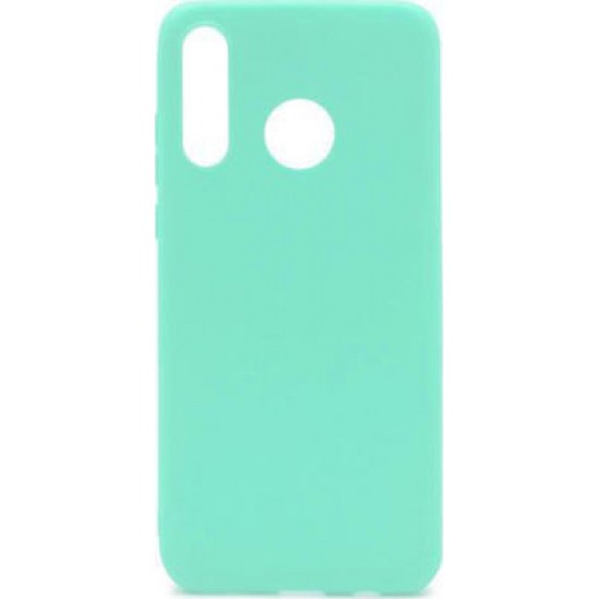 Oem Back Cover Silicone Soft 1.8mm Για Huawei P30 Lite Τιρκουάζ Box