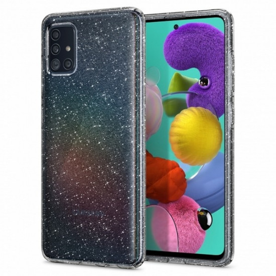 Oem Glitter Θήκη Shining Cover Για Samsung Galaxy A52 5g Μαύρο