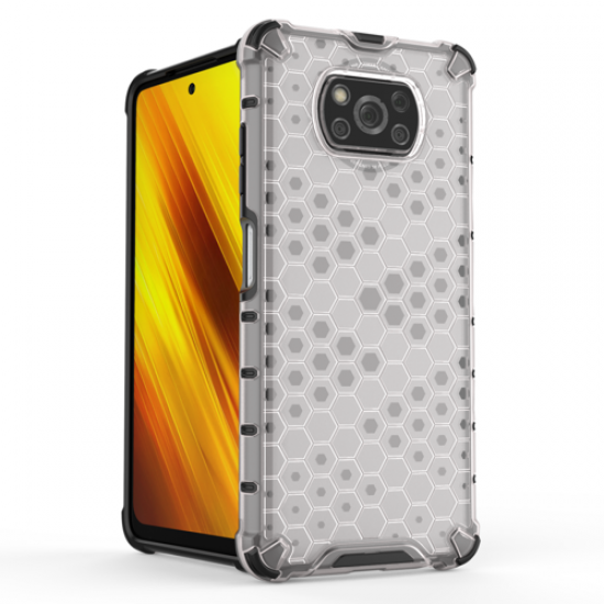 Honeycomb Θήκη Σιλικόνης armor Για Xiaomi Poco X3 NFC Διάφανο