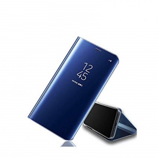 Oem Θήκη Clear View Cover Για Samsung Galaxy A42 5G Μπλε