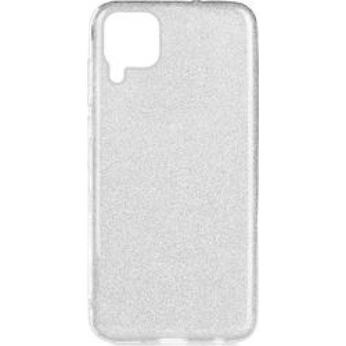 Glitter Case Shining Cover Χρυσόσκονη Για Samsung Galaxy A12 Ασημί