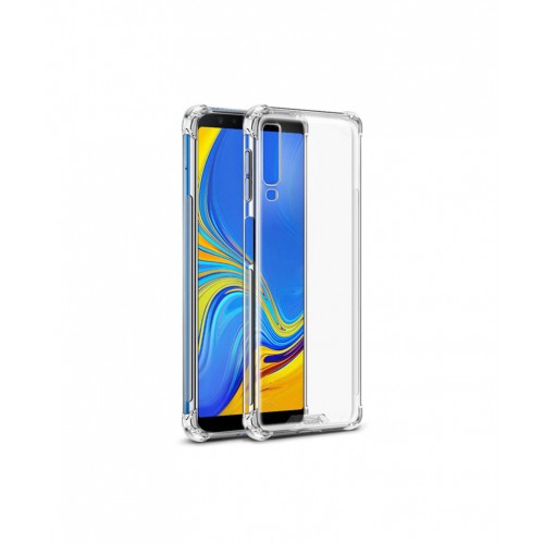 OEM ΘΗΚΗ ΣΙΛΙΚΟΝΗΣ ANTI SHOCK (0.5MM) ΓΙΑ SAMSUNG GALAXY A7 2018 ΔΙΑΦΑΝΗ