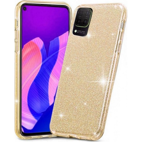 Glitter Case Shining Cover Gold Dust For Samsung Galaxy S21 Plus 5G / S30 Plus Gold