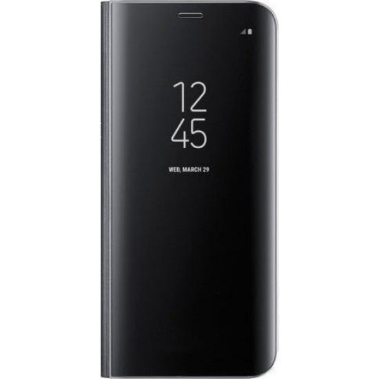Θήκη Clear View Cover Για Samsung Galaxy Note 10 Lite / A81 Μαύρη