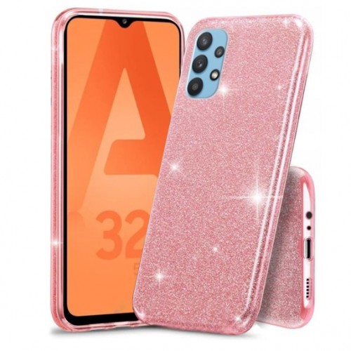 Oem Glitter Θήκη Shining Cover Για Samsung Galaxy A52 5g Ροζ