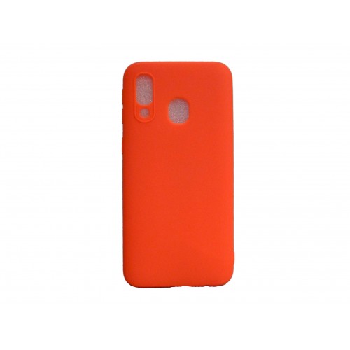 OEM ΘΗΚΗ ΣΙΛΙΚΟΝΗΣ MATT ΓΙΑ SAMSUNG GALAXY A20 / A30 ΠΟΡΤΟΚΑΛΙ