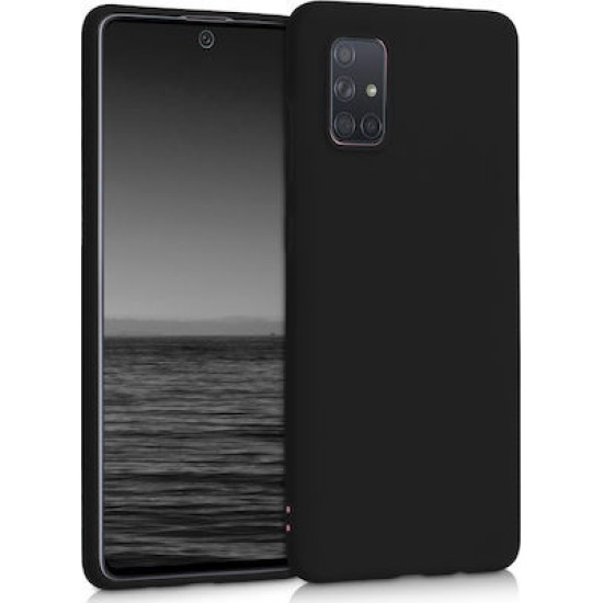 Oem Θήκη Σιλικόνης Matt Για Huawei P Smart 2021 Μαύρο