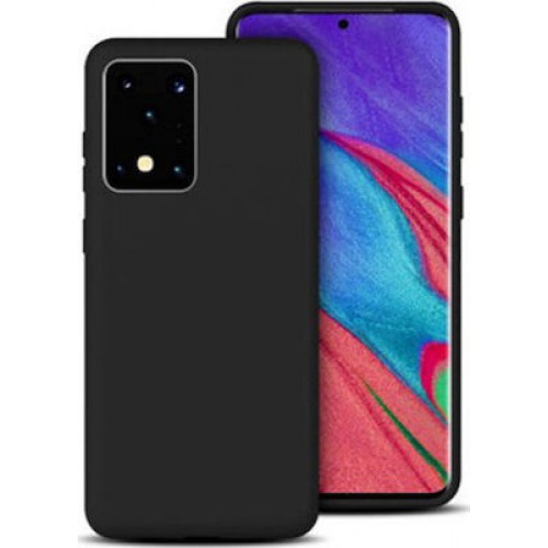 Oem θήκη Σιλικόνης Matt Για Samsung Galaxy S20 FE / S20 FE 5G / S20 LITE Μαύρη