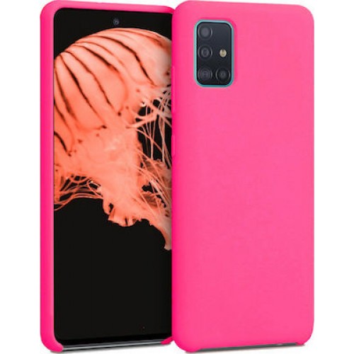 Oem Θήκη Σιλικόνης Matt Για Samsung Galaxy Note 10 Lite / A81 Φούξια