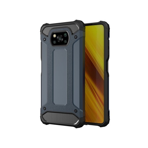 OEM Θήκη Armor Back Cover Για Xiaomi Poco X3 NFC Μπλε