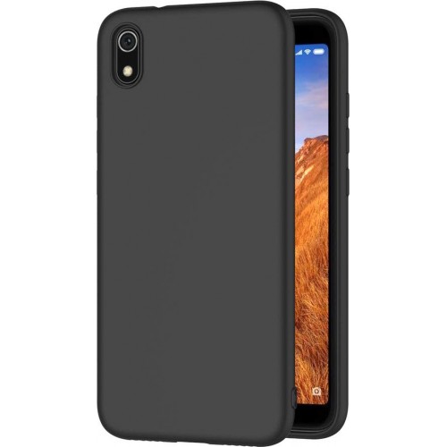 Oem Θήκη Σιλικόνης Matt Για Xiaomi Redmi 7A Μαύρο