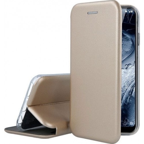 Oem Θήκη Βιβλίο Smart Magnet Elegance Για Xiaomi Poco F2 / K30 Χρυσό