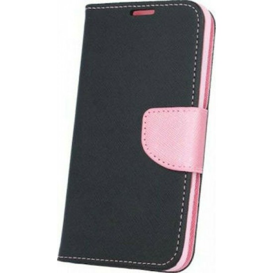 OEM Θήκη Βιβλίο Fancy Για Samsung Galaxy S21 5G / S30 Μαύρο - Ροζ