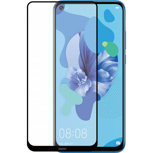 Full Face Tempered glass / Αντιχαρακτικό Γυαλί Πλήρους Οθόνης 3D Για Huawei P20 Lite 2019 Μαύρο