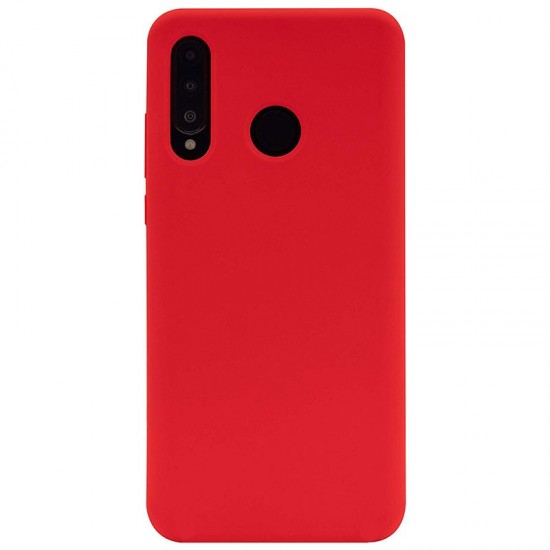 Soft Back Cover Silicone 2.0mm Για Huawei P30 Lite Κόκκινο Box