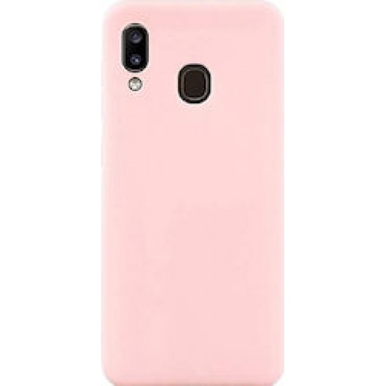 OEM ΘΗΚΗ ΣΙΛΙΚΟΝΗΣ MATT ΓΙΑ SAMSUNG GALAXY A20 / A30 ΡΟΖ NUDE