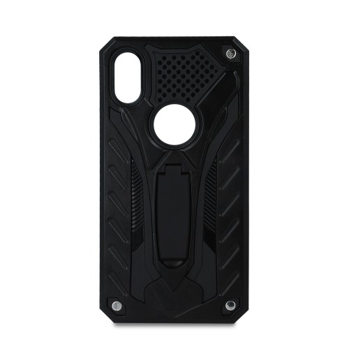 DEFENDER PHANTOM CASE WITH STAND ΓΙΑ HUAWEI Y7 2019 ΜΑΥΡΟ