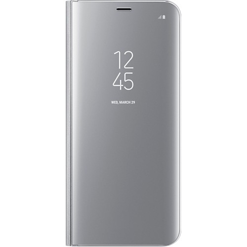 Oem Θήκη Clear View Cover Για Huawei Y5P 2020 Ασημί