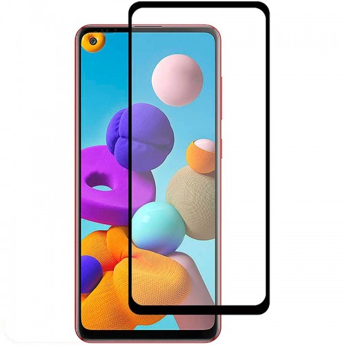 Full Face Tempered glass / Αντιχαρακτικό Γυαλί Πλήρους Οθόνης 3D Για Samsung Galaxy A21s / A21 Μαύρη Full Face Tempered glass / Αντιχαρακτικό Γυαλί Πλήρους Οθόνης 3D Για Samsung Galaxy A21s / A21 Μαύρη