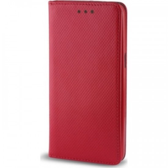 Oem Θήκη Βιβλίο Smart Magnet Για Xiaomi Redmi 9T / Poco M3 / 9 Power / Note 9 4G Κόκκινο