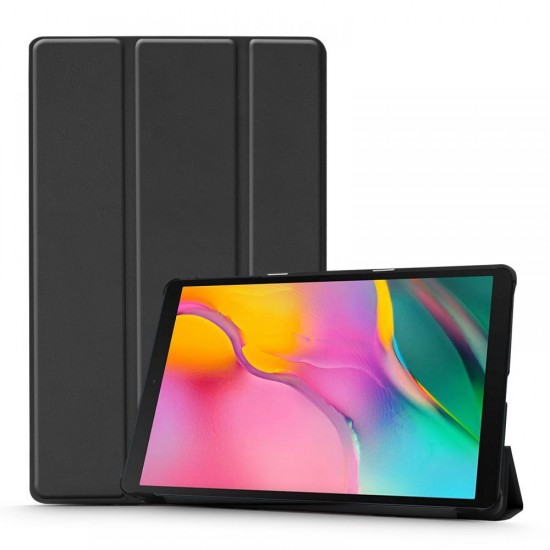 Trifold Θήκη Βιβλίο με Σιλικόνη Flip Cover Για Apple iPad Pro 11 2020 Μαύρη Box